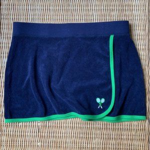 Juicy Couture Navy Terry Cloth Skirt